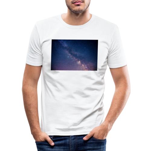Milchstraße - Männer Slim Fit T-Shirt