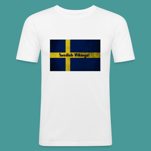 Swedish Vikings - Slim Fit T-shirt herr