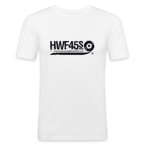 HWF45S Retro Logo Black - Men's Slim Fit T-Shirt