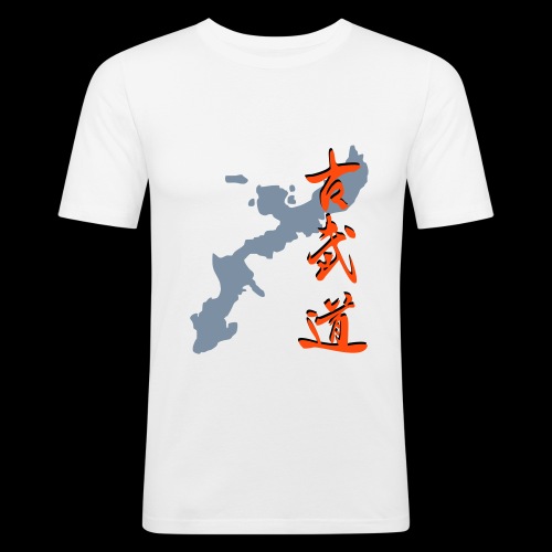 Okinawa - Kobudo - Kanji - Herre Slim Fit T-Shirt