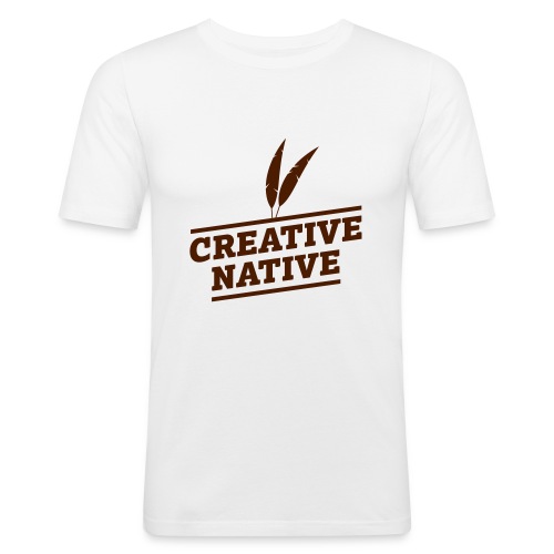 Creative native - Männer Slim Fit T-Shirt
