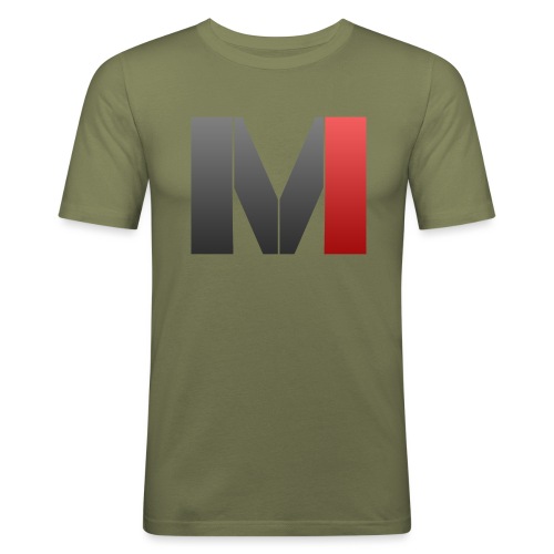 MrGank LOGO - Men's Slim Fit T-Shirt