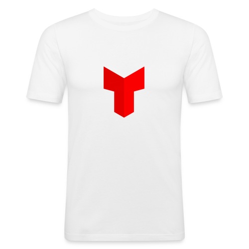 redcross-png - Mannen slim fit T-shirt