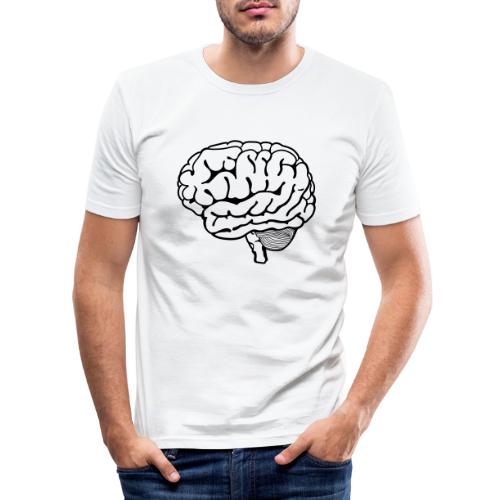 Mózg - Obcisła koszulka męska