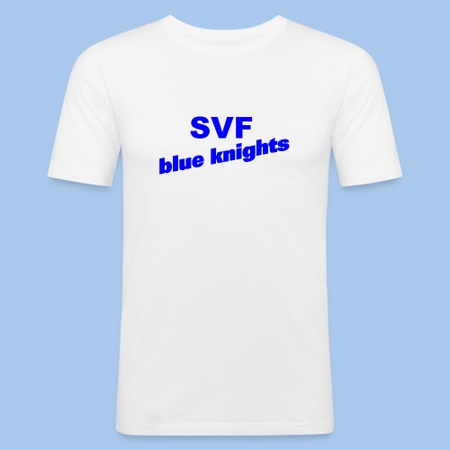 SVF-blue-knights blau - Männer Slim Fit T-Shirt