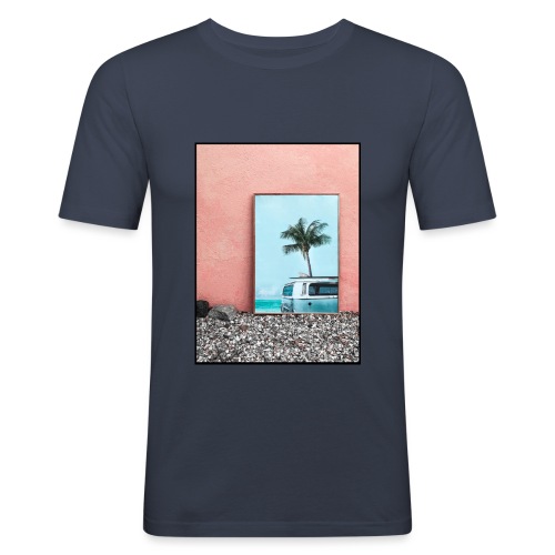 Palm Beach - Maglietta aderente da uomo