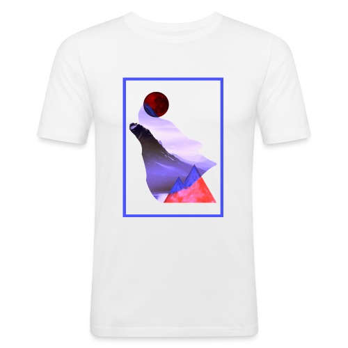 Måne Ulv - Laurids B Design - Herre Slim Fit T-Shirt