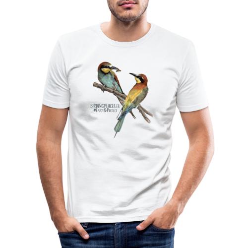 Bee-eater Birdingplaces - Men's Slim Fit T-Shirt