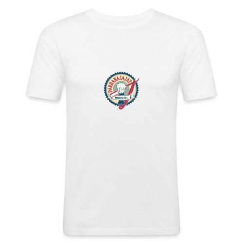 PARRANAJAJAT_logo-cmyk - Miesten tyköistuva t-paita