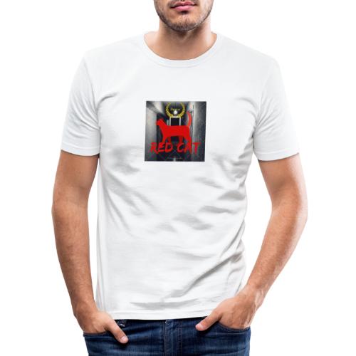 Red Cat (Deluxe) - Men's Slim Fit T-Shirt