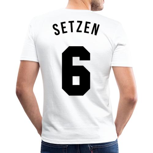 Setzen 6 - Männer Slim Fit T-Shirt