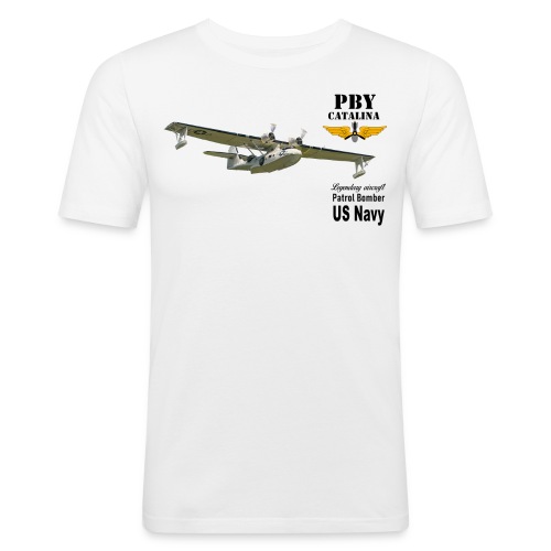 PBY Catalina - Herre Slim Fit T-Shirt