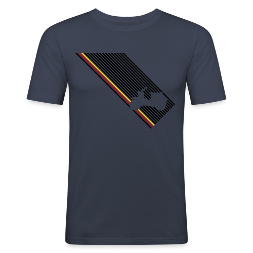 schwalbe streifen diagonal - Männer Slim Fit T-Shirt