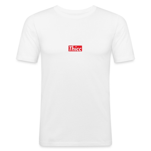 Thicc - Mannen slim fit T-shirt