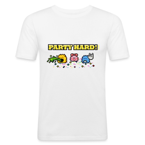Party Hard! - Männer Slim Fit T-Shirt