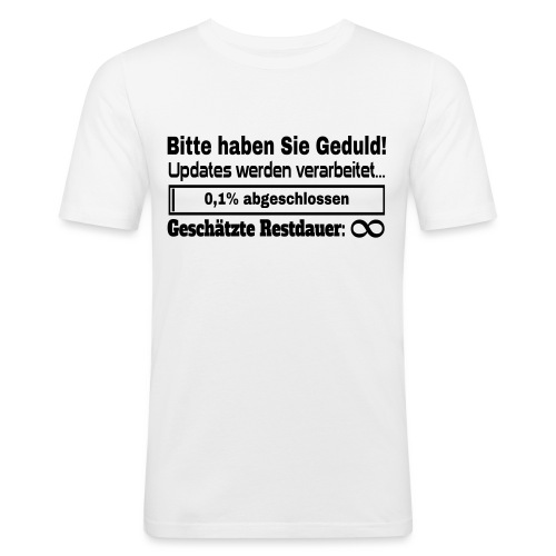 Update Ladebalken - Männer Slim Fit T-Shirt