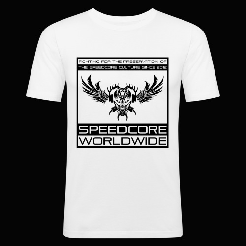 SPEEDCORE FIGHT - BLACK - Männer Slim Fit T-Shirt