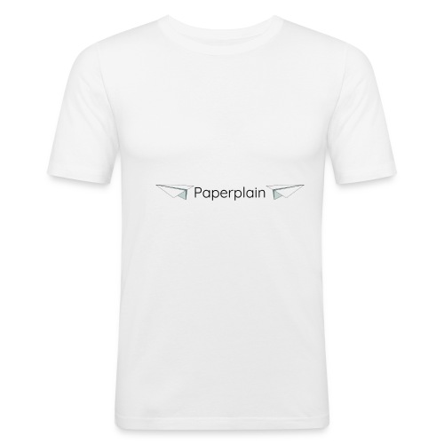 Paperplain Name - Mannen slim fit T-shirt