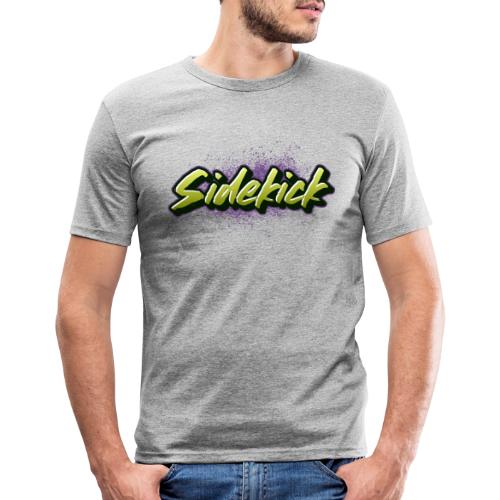 Graffiti Sidekick - Männer Slim Fit T-Shirt