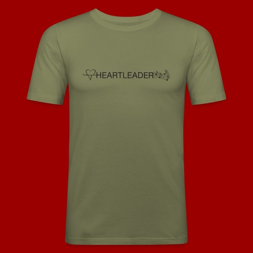 Heartleader Charity (schwarz/grau) - Männer Slim Fit T-Shirt