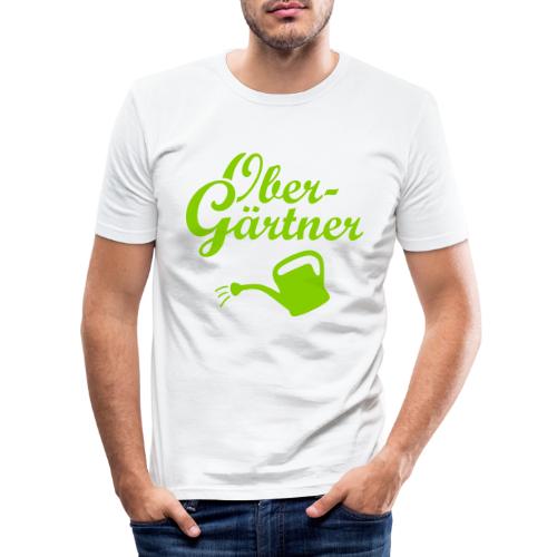 Garten Gärtner - Obergärtner mit Gießkanne - Männer Slim Fit T-Shirt
