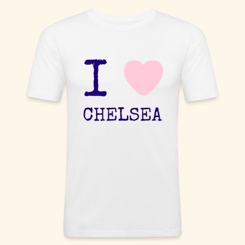 Ik houd van Chelsea 2017 - Mannen slim fit T-shirt