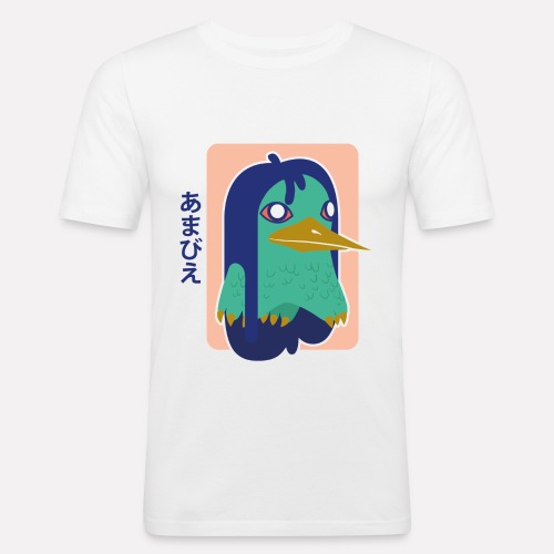 Yokai : Amabie - COULEURS - T-shirt près du corps Homme