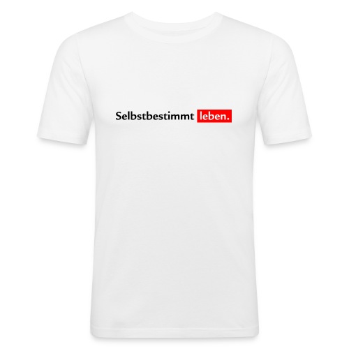 Swiss Life Select | Imagekampagne | weiß - Männer Slim Fit T-Shirt