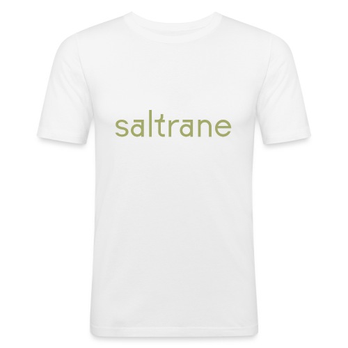 Saltrane Logo hellgruen - Männer Slim Fit T-Shirt