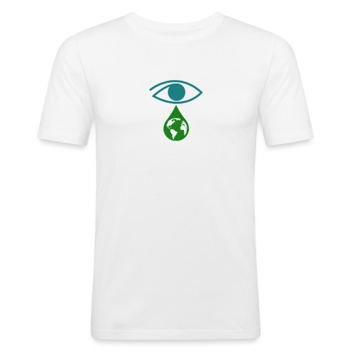 Erd Auge + Wald beschützer - Männer Slim Fit T-Shirt