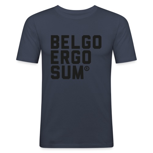 Belgo Ergo Sum - Men's Slim Fit T-Shirt