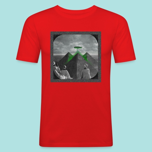 Invaders_sized4t-shirt - Men's Slim Fit T-Shirt