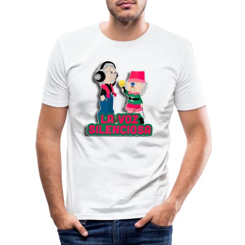 La voz silenciosa - Jose y Arpelio - Camiseta ajustada hombre