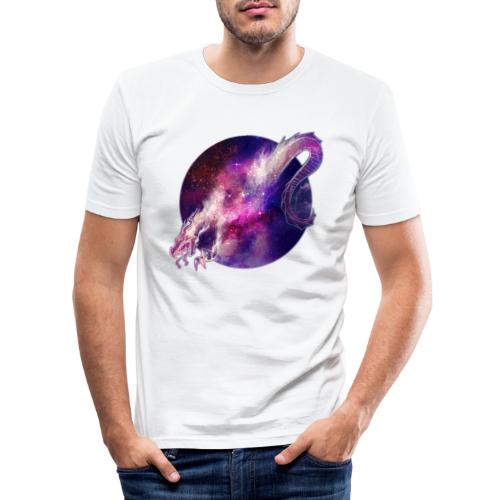 Galaxy Dragon - Herre Slim Fit T-Shirt