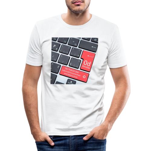 Zeroday Logo - Männer Slim Fit T-Shirt