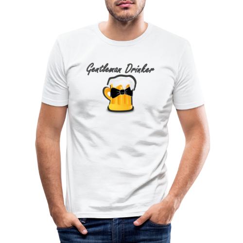 Gentleman Drinker - T-shirt près du corps Homme