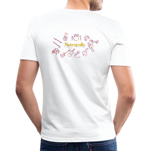 Orchestra, rugzijde - Mannen slim fit T-shirt