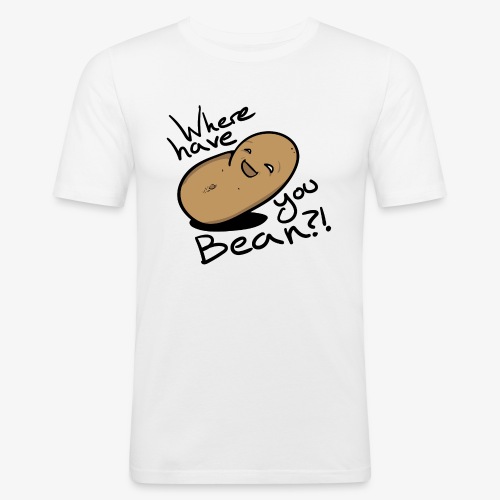 Where have you bean? - Men's Slim Fit T-Shirt