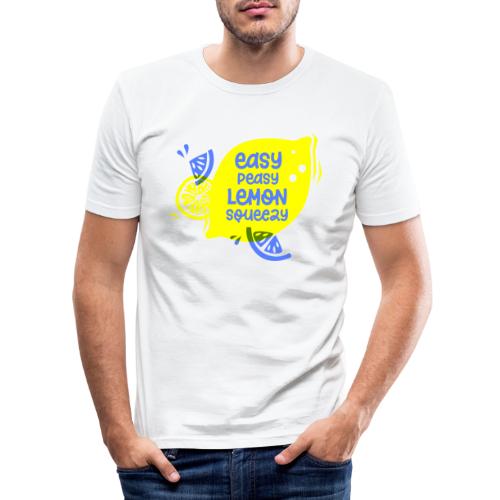 EASY PEASY LEMON SQUEEZY - Männer Slim Fit T-Shirt