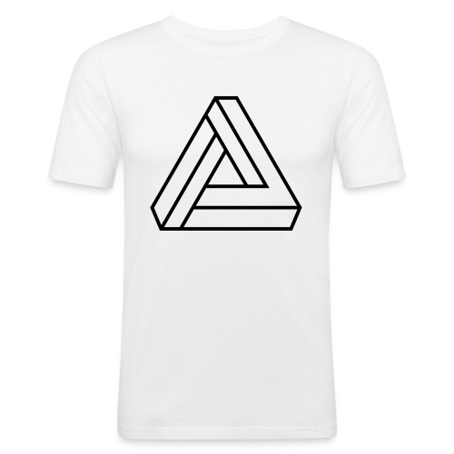 triangulos 1 - Camiseta ajustada hombre