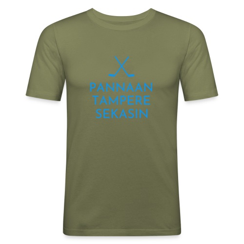 Pannaan Tampere Sekasin - Miesten tyköistuva t-paita