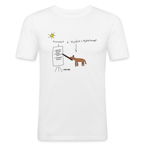Hyänekonzept - Männer Slim Fit T-Shirt