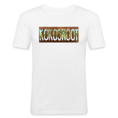 Kokosnoot - Mannen slim fit T-shirt