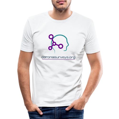 coronasruveys branded products - Camiseta ajustada hombre