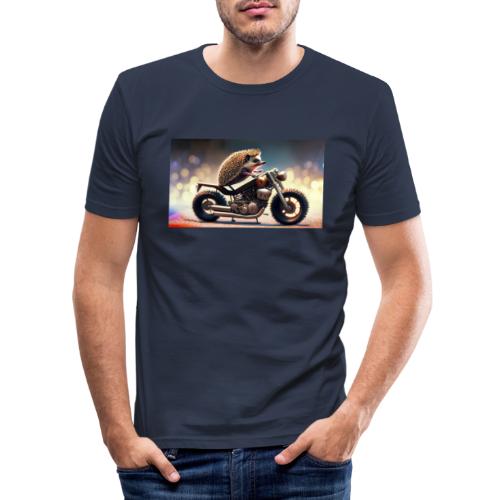 Hedgehog cruiser - Männer Slim Fit T-Shirt