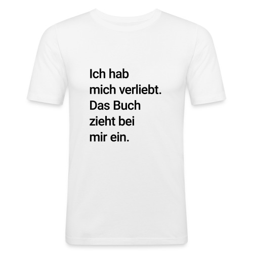 Bookaholic - Männer Slim Fit T-Shirt