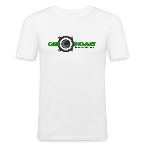 cab thomas Logo - Männer Slim Fit T-Shirt