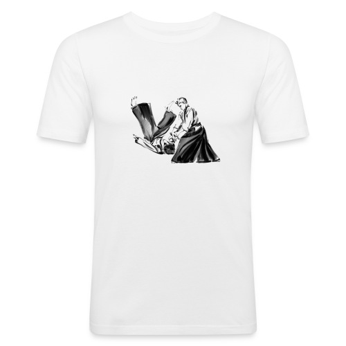 aikido - Männer Slim Fit T-Shirt