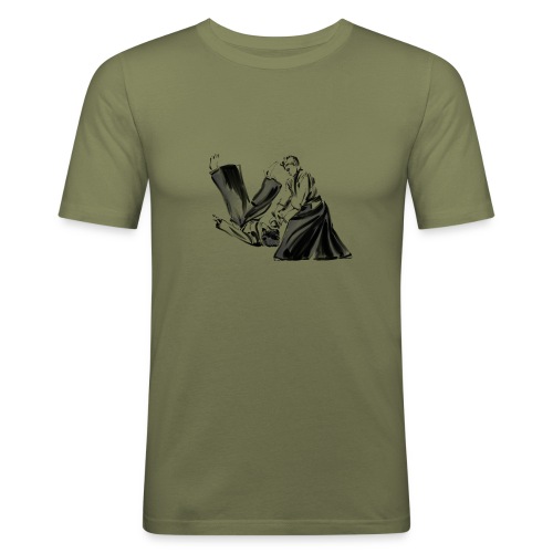 aikido - Männer Slim Fit T-Shirt