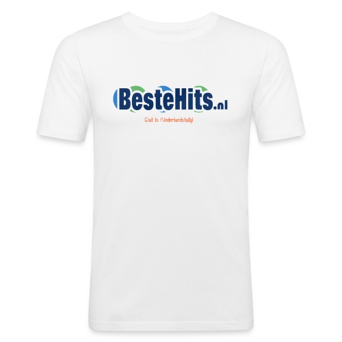 BesteHits.NL - Dat is Nederlandstalig! - Mannen slim fit T-shirt